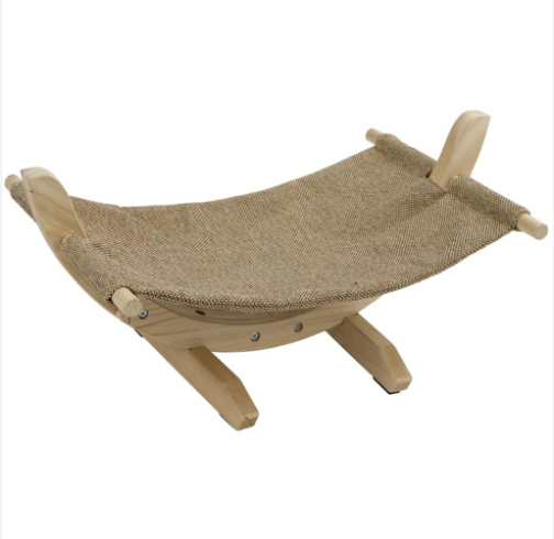 Kerbl Hammock Siesta Brown With Wooden Frame