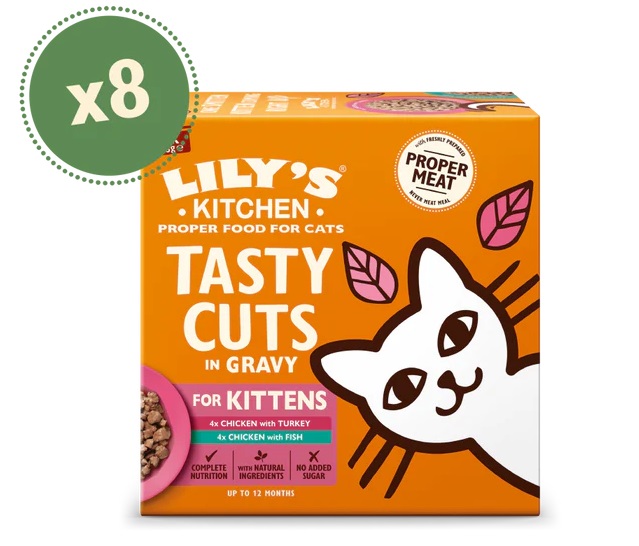 Lily's Kitchen Tasty Cuts In Gravy for Kittens Multipack