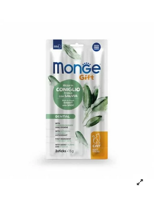 Monge Gift Soft Sticks Cat Adult Rabbit with Sage