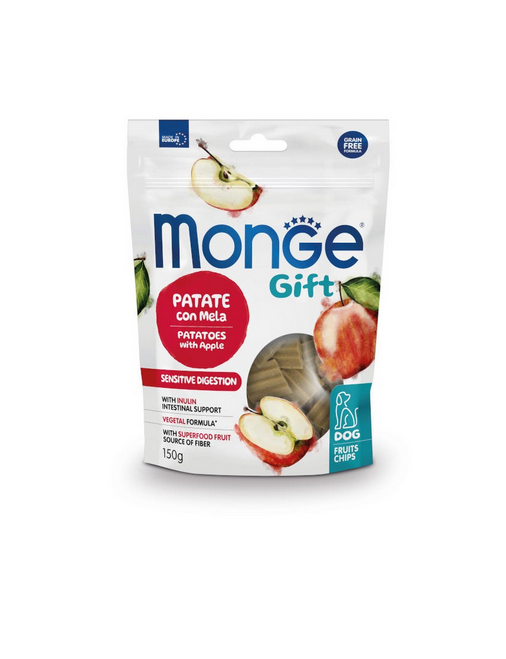 Monge Gift Dog Chips Sensitive Digestion with Potato and Apple