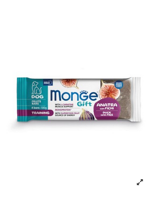Monge Gift Fruit Bars Dog Adult Duck with Figs