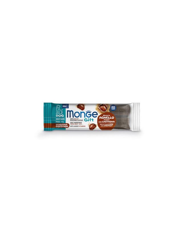 Monge Gift Dog Meat Bars Sensitive Digestion With Lamb and Chestnut