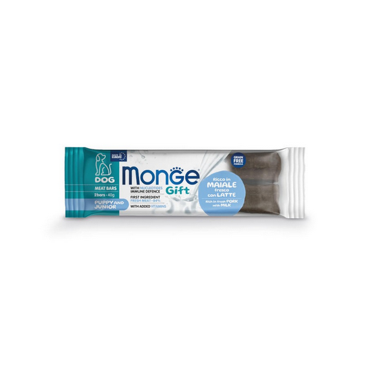 Monge Gift Puppy Meat Bars with Pork and Milk