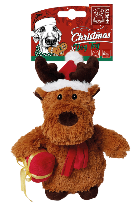 M-Pets Rudolph Plush Dog Toy
