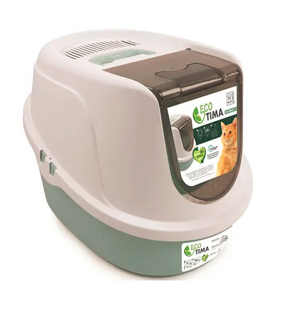 M-PETS Eco Tima Hooded Cat Litter Box