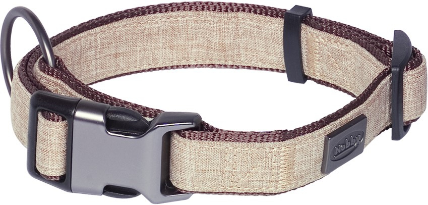 Nobby Collar Linen Deluxe brown 