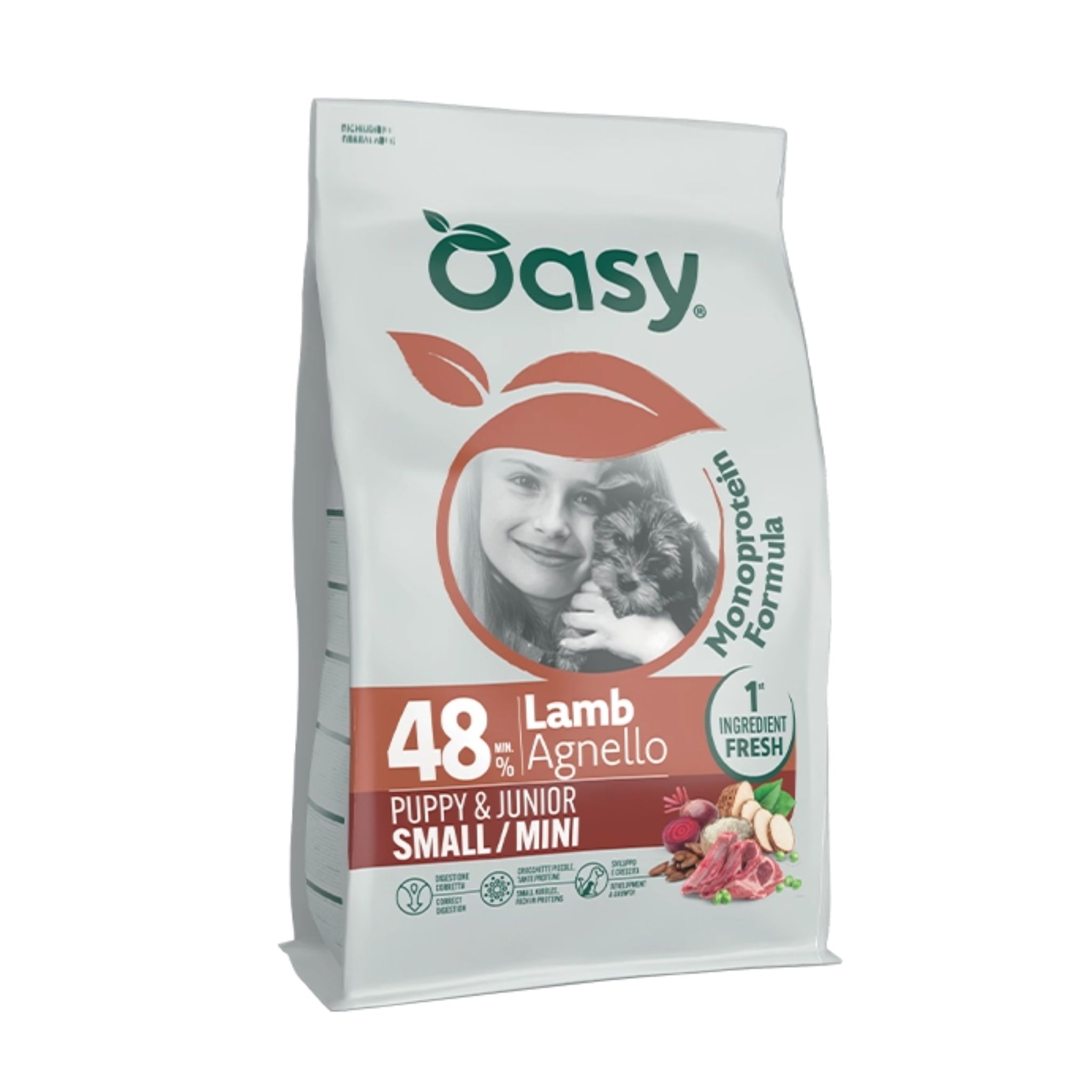 Oasy Monoprotein Puppy & Junior Small / Mini Lamb