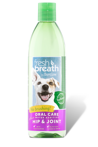 Tropiclean Water Add. For Dogs & Cats Fresh Breath Hip & Joint 473ml