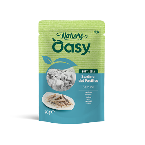 Oasy Oasy Wet Cat Natury SJ Sardine pouch 70 gr 