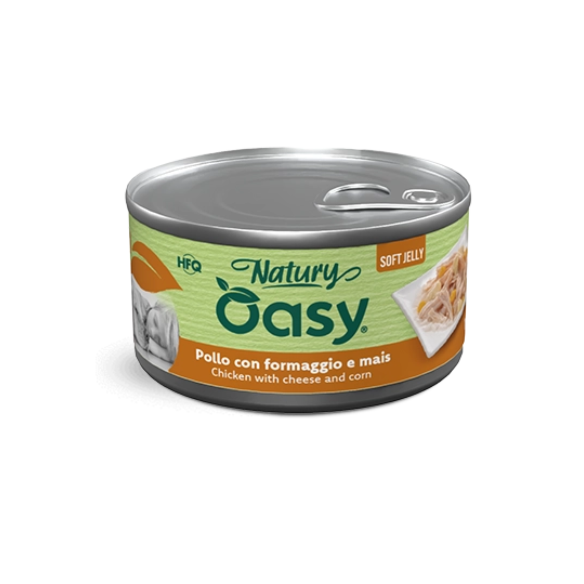 Oasy Wet Dog Natury Chicken with Cheese and Corn