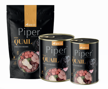 Piper Quail And Cranberry Adult Dog Wet Food