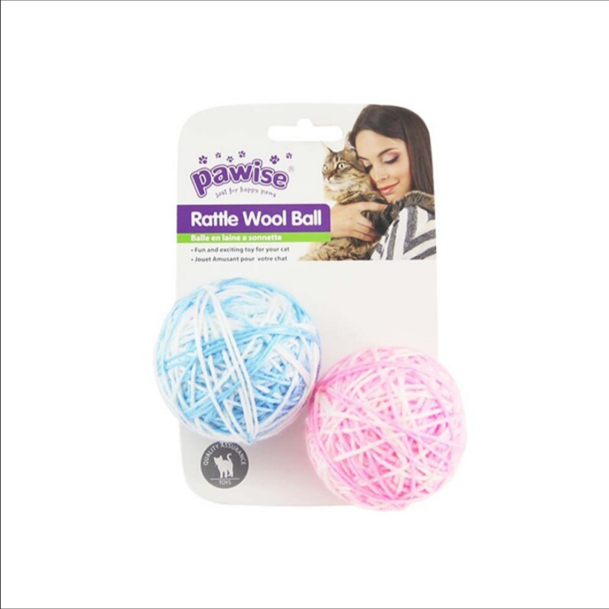 Pawise - Rattle Wool Ball 