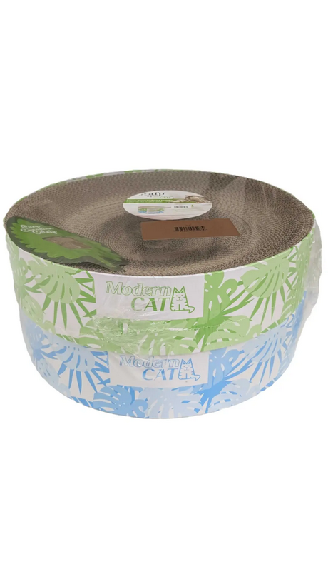 All for Paws Modern Cat-2 pack medium round scratcher
