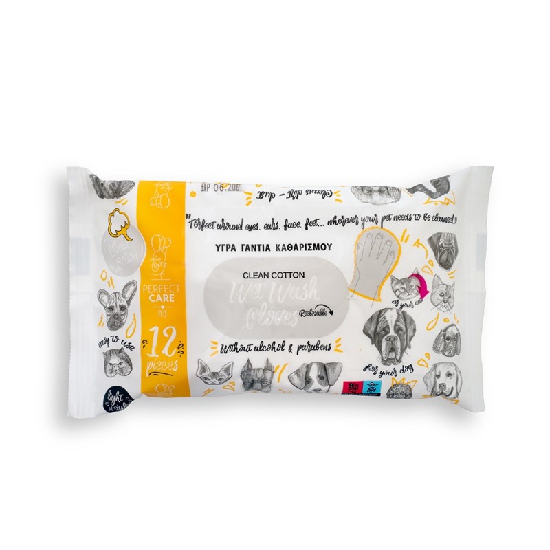 Perfect Care Wet Cleaning Gloves Cotton Scent