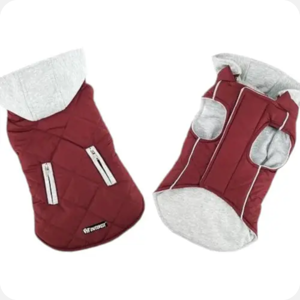 Pet Interest Sportive Jacket Red w/ Hood 26Cm