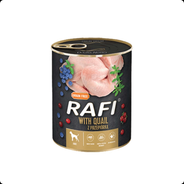 Rafi Quail Bllueberry And Cranberry Pate Adult Dog Wet Food