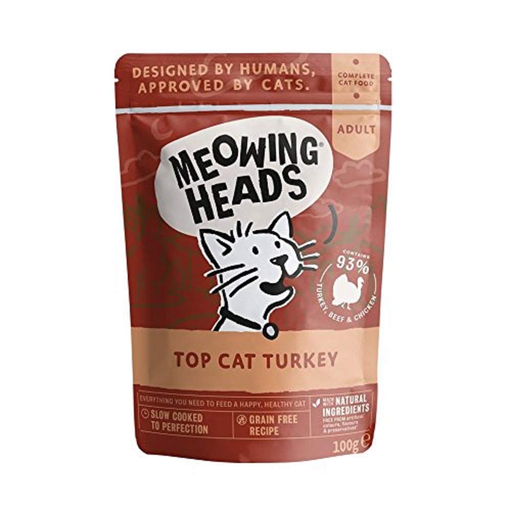 Meowing Heads Feline Wet Pouch Top-cat Turkey