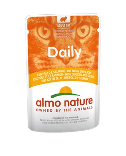 Almo Nature - Daily Cats Chicken & Salmon 