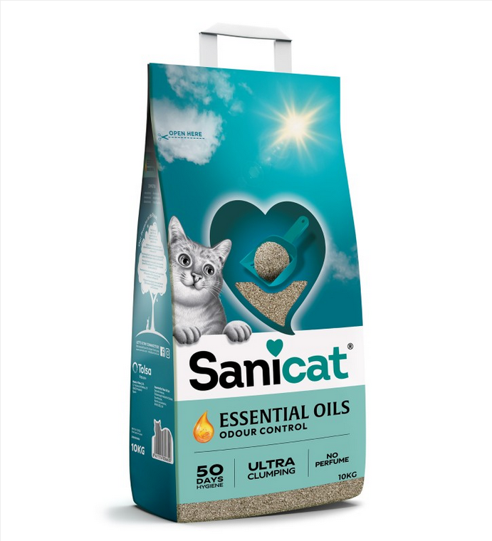 Sanicat SANICAT ESSENTIAL OILS UNSCENTED 10KG