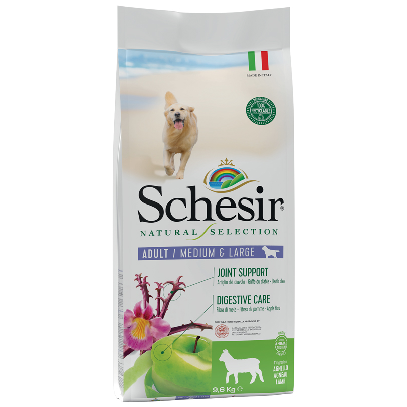 Schesir Natural Selection Adult Dog Medium And Large Lamb Buy
