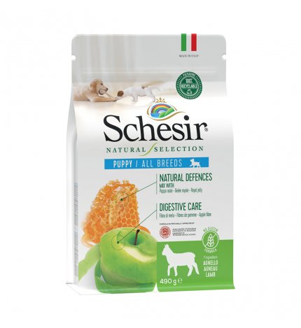 Schesir Natural Selection Puppy Lamb All Breeds