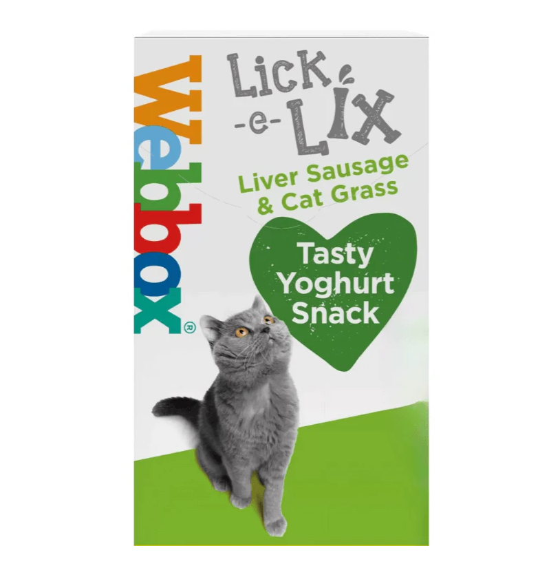 Webbox Lick-E-Lix Liver Sausage Cat Grass Buy All Cat Treats