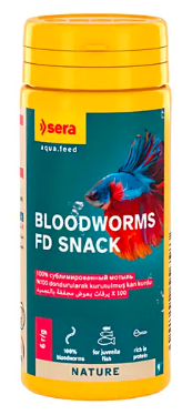 Sera Bloodworms Freeze dried  Snack