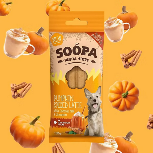 Soopa Pumplin Spiced Latte Sticks 