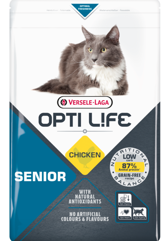 Versele Laga Opti Life Cat Senior With Chicken