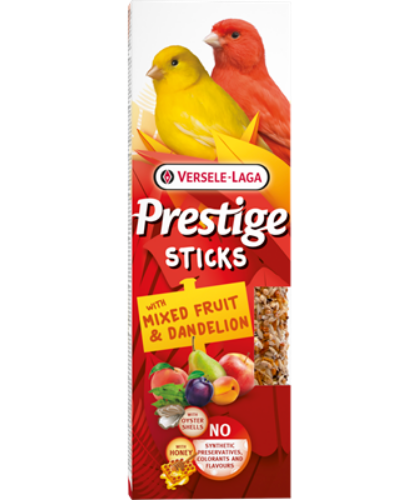 Versele Laga Prestige Sticks For Canaries With Mixed Fruits And Dandelions