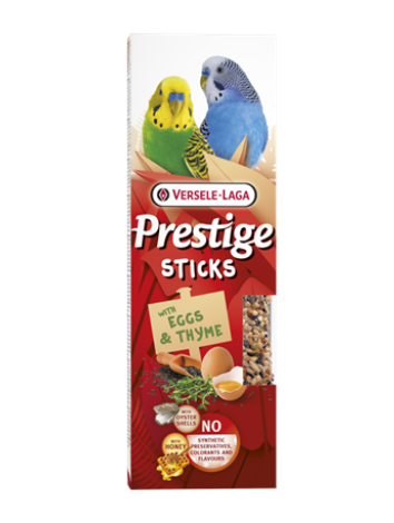 Versele Laga Prestige Egg & Thyme Seed Sticks For Small Budgies 