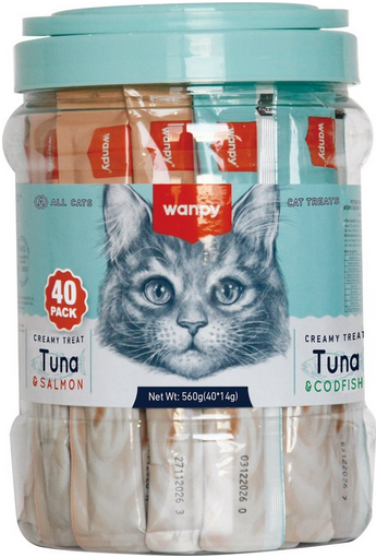 Wanpy Tuna Jar Creamy Lickables Mix