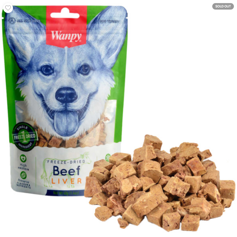 Wanpy Freeze-Dried Beef Liver