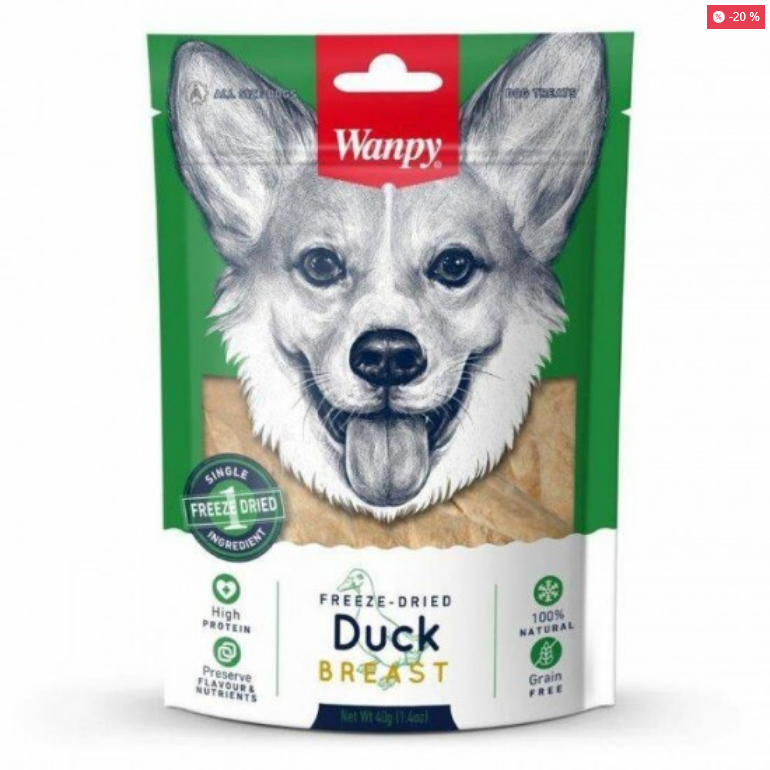 Wanpy Freeze-Dried Duck Breast 
