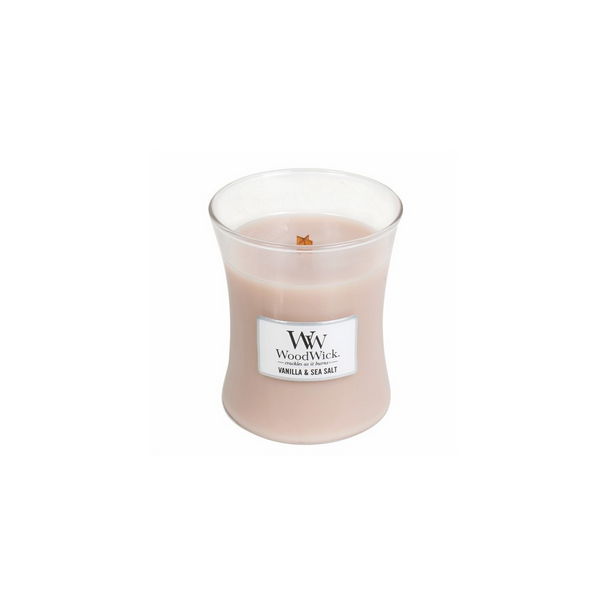 WoodWick Vanilla & Sea Salt Medium Hourglass Candle