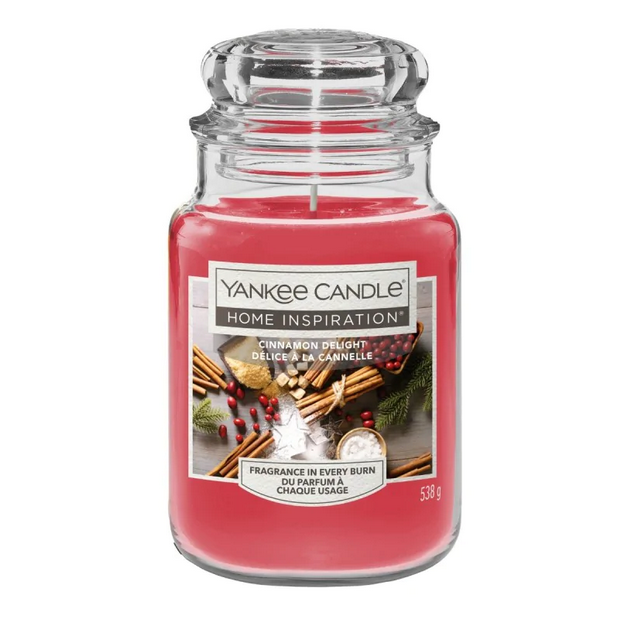 Yankee Cinnamon Delight Candle Jar
