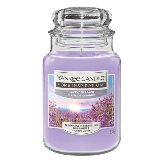 Yankee Lavender Beach Candle Jar