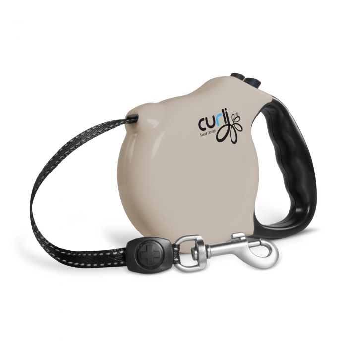 Curli - Retractable Leash Sand Medium