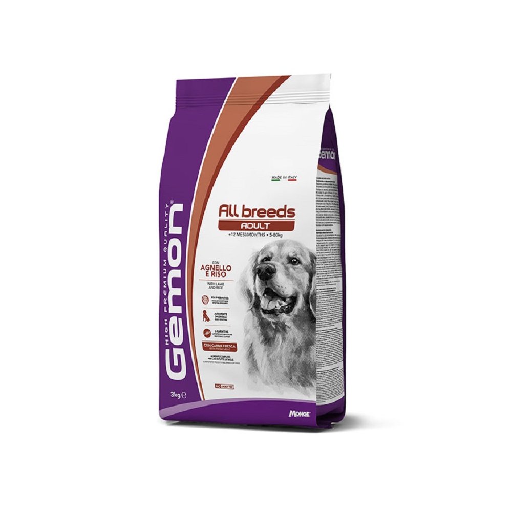 Gemon Dog Adult All Breeds With Lamb Rice
