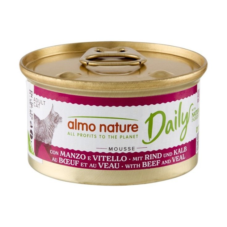 Almo Nature Daily Mousse Cat Food Beef And Veal