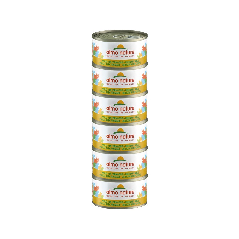 Almo Nature Hfc Mega Chicken Cheese 5+1 Free Multi Pack