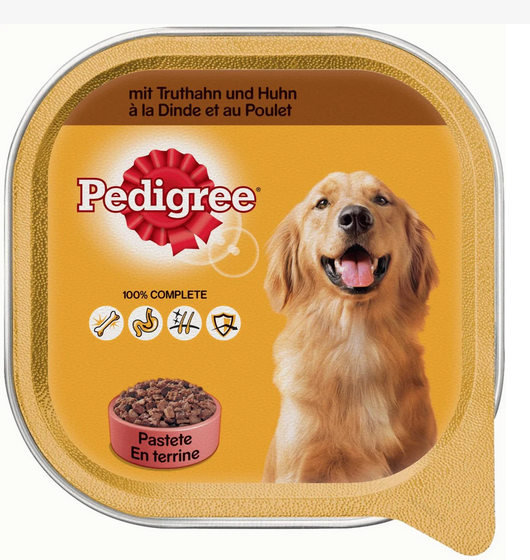 Pedigree Adult Dog Pate Chicken With Turkey