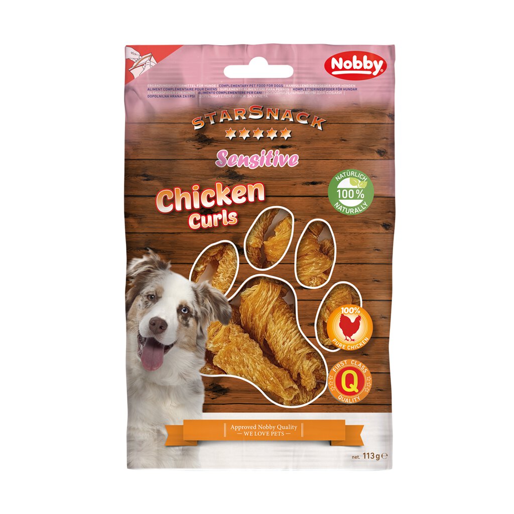 Nobby Starsnack Sensitive Chicken Curls