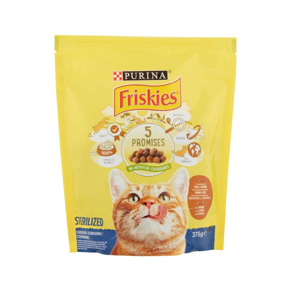 Friskies Cat Sterilized Turkey With Vegetables Dry Food