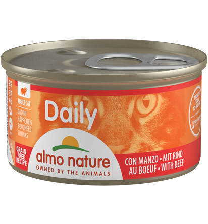 Almo Nature Daily Mousse Cat Food Beef