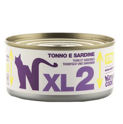Natural Code Xl 2 Cat Tuna & Sardines 