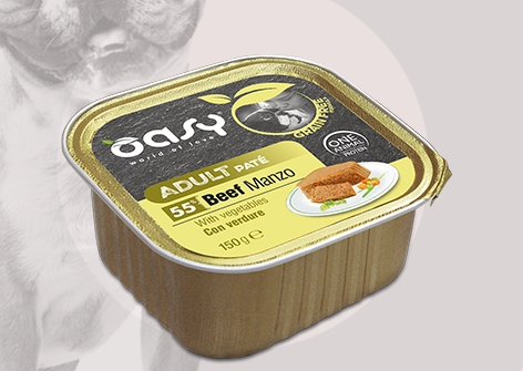 Oasy Grain Free Adult Pate Beef With Vegetables
