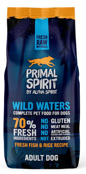 Primal Spirit Wild Waters Chicken With Fish Adult Dry Dog Food