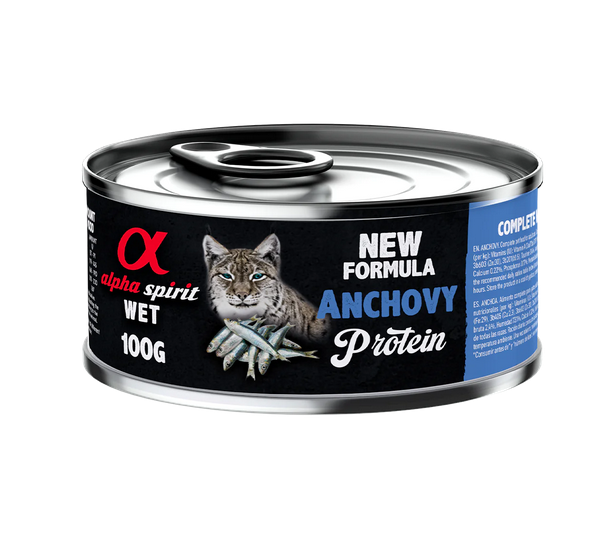 Alpha Spirit Adult Anchovy Wet Cat Food
