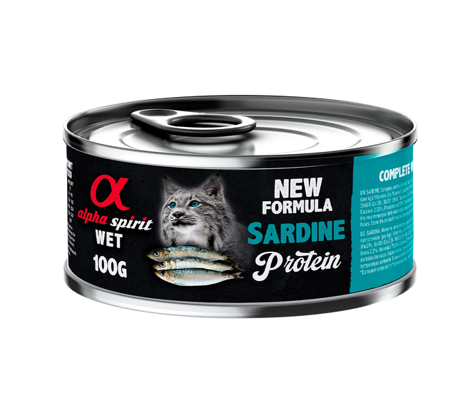 Alpha Spirit Sardine Wet Cat Food